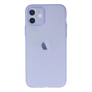 Apple iPhone 12 Uyumlu Kılıf Puma Silikon - Mor