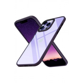 Apple iPhone 13 Pro Max Uyumlu Kılıf Power Silikon - Mor