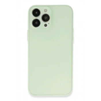 Apple iPhone 13 Pro Max Uyumlu Kılıf Puma Silikon - Açık Yeşil