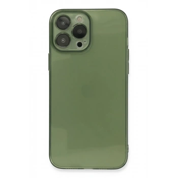 Apple iPhone 13 Pro Uyumlu Kılıf Fly Lens Silikon - Yeşil