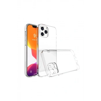 Apple iPhone 13 Pro Uyumlu Kılıf Lüx Şeffaf Silikon
