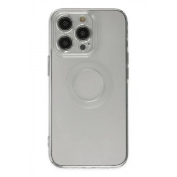 Apple iPhone 13 Pro Uyumlu Kılıf Santa Lens Silikon - Şeffaf