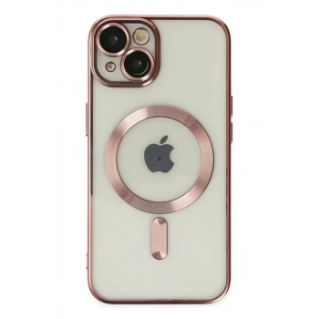 Apple iPhone 14 Plus Uyumlu Kılıf Kross Magneticsafe Kapak - Rose
