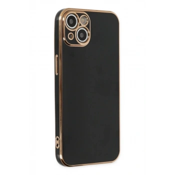 Apple iPhone 14 Plus Uyumlu Kılıf Volet Silikon - Siyah