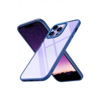 Apple iPhone 14 Pro Max Uyumlu Kılıf Power Silikon - Mavi