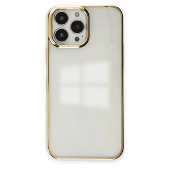 Apple iPhone 14 Pro Uyumlu Kılıf Element Silikon - Gold