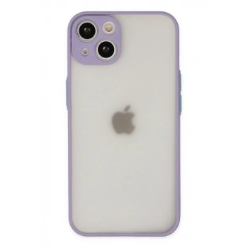 Apple iPhone 14 Uyumlu Kılıf Montreal Silikon Kapak - Mor