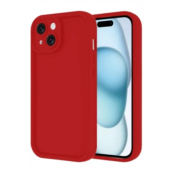 Apple iPhone 14 Uyumlu Kılıf Viera Silikon - Kırmızı