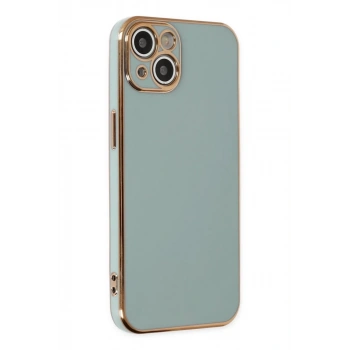 Apple iPhone 14 Uyumlu Kılıf Volet Silikon - Açık Yeşil