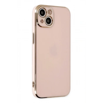 Apple iPhone 14 Uyumlu Kılıf Volet Silikon - Pembe