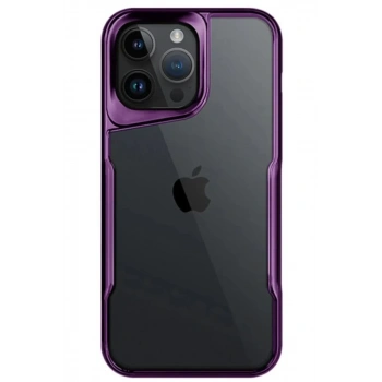 Apple iPhone 15 Pro Max Uyumlu Kılıf Boyi Silikon Kapak - Derin Mor