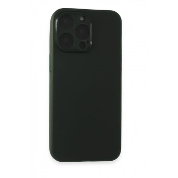 Apple iPhone 15 Pro Uyumlu Kılıf Puma Silikon - Yeşil