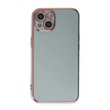 Apple iPhone 15 Uyumlu Kılıf Volet Silikon - Açık Yeşil