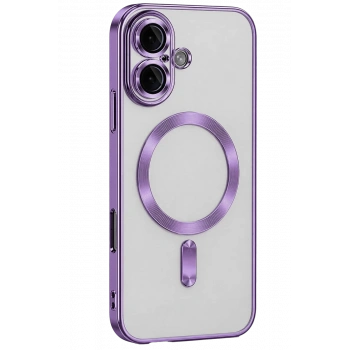 Apple iPhone 16 Kılıf Kross Magneticsafe Kapak - Mor
