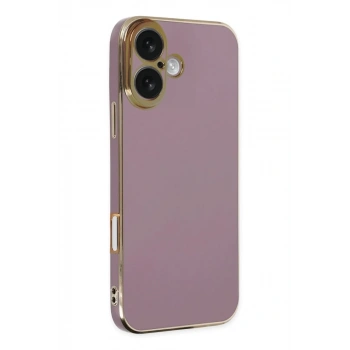 Apple iPhone 16 Kılıf Volet Silikon - Mor