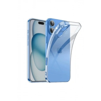 Apple iPhone 16 Plus Uyumlu Kılıf Lüx Şeffaf Silikon