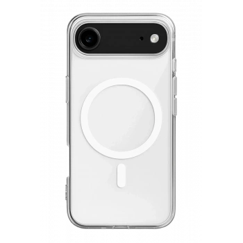 Apple iPhone 17 Air Uyumlu Kılıf Magneticsafe Şeffaf Silikon - Şeffaf