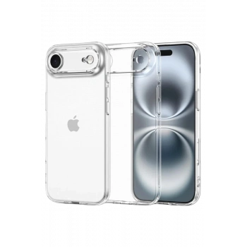 Apple iPhone 17 Air Uyumlu Lüx Şeffaf Silikon - Şeffaf