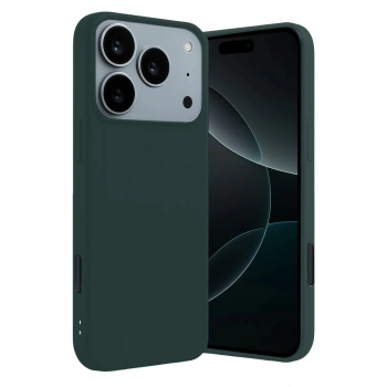 Apple iPhone 17 Pro First Silikon - Koyu Yeşil