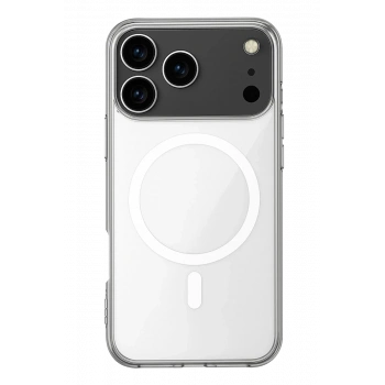 Apple iPhone 17 Pro Max Uyumlu Kılıf Magneticsafe Şeffaf Silikon - Şeffaf
