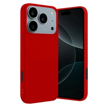 Apple iPhone 17 Pro Uyumlu First Silikon - Kırmızı