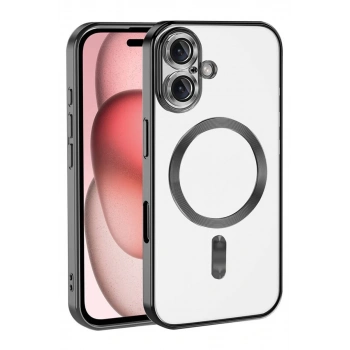 Apple iPhone 17 Uyumlu Kross Magneticsafe Kapak - Siyah
