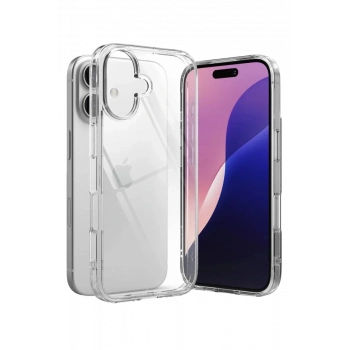 Apple iPhone 17 Uyumlu Lüx Şeffaf Silikon - Şeffaf