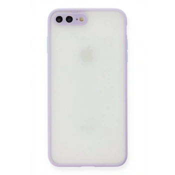 Apple iPhone 7 Plus Uyumlu Kılıf Montreal Silikon Kapak - Mor