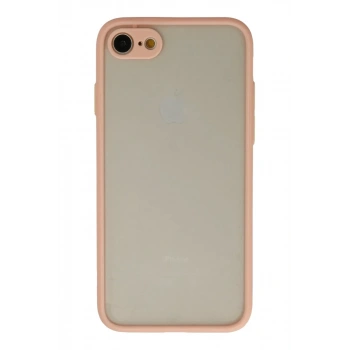 Apple iPhone 7 Uyumlu Kılıf Montreal Silikon Kapak - Pembe