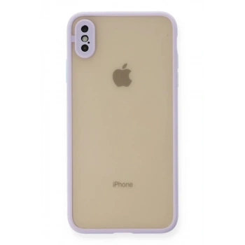 Apple iPhone X Uyumlu Kılıf Montreal Silikon Kapak - Mor