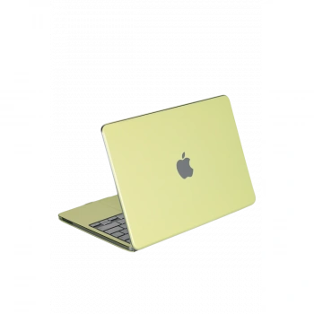 Apple MacBook Neo Şeffaf Macbook Kapak - Yeşil