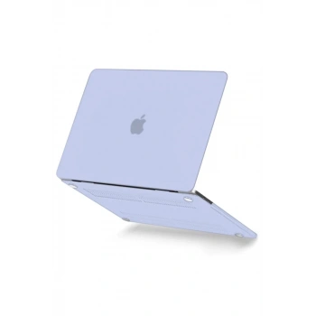 Apple Macbook Pro 13 2020 Macbook Buzlu Kapak - Lila