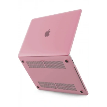 Apple Macbook Pro 13 2020 Macbook Buzlu Kapak - Pembe