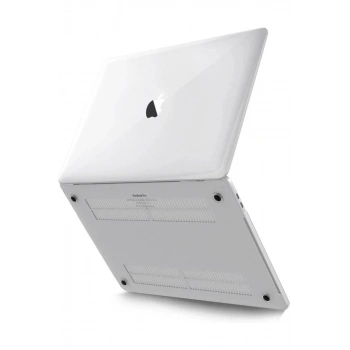 Apple Macbook Pro 14.2 2021 Macbook Buzlu Kapak - Şeffaf