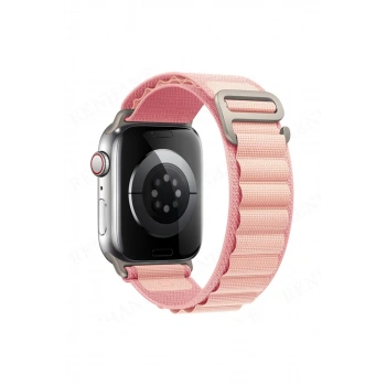 Apple Watch 38mm Uyumlu Mountain Kordon - Pembe