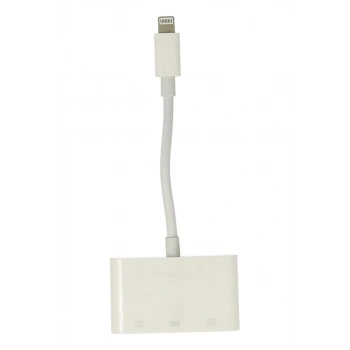 APR23 Iphone Otg 3in1 - Beyaz