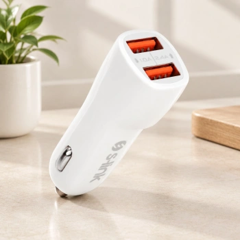 Araç Çakmaklık Çift USB Şarj Başlığı 2.4A