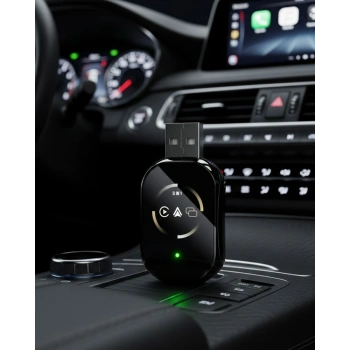 Araç İçi Kablosuz Carplay Android Auto Airplay Adaptörü