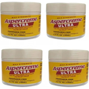 Aspercreme Ultra Masaj Kremi 100 ml x 4 Adet