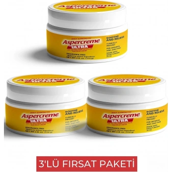Aspercreme Ultra Masaj Kremi  3 Adet