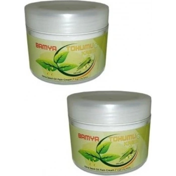 Bamya Tohumu Kremi Rahatlatma Masaj Kremi 100 ml x 2