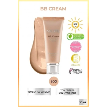 BB Cream SPF 15 Nemlendirici BB Krem - 500 Orta Açık