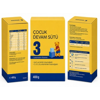 Bebek Devam Sütü 3 400 Gr adet fiyatıdır