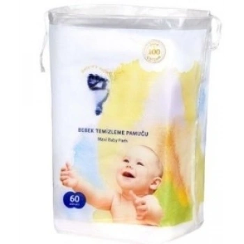 Bebek Temizleme Pamuğu 60lı