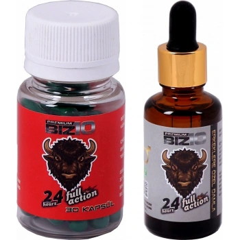 Bizon 600mg 30Lu Ve Bizon Bay azzdırı-Cı Damla 30 Ml