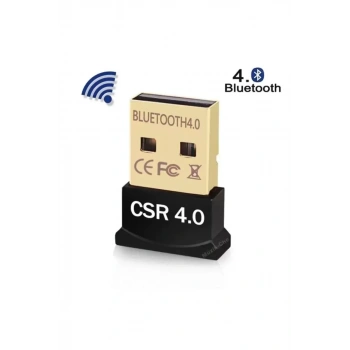 Bluetooth V4.0 Usb Dongle Adaptör 20m Mesafeli Csr 4.0 Tak Çalış
