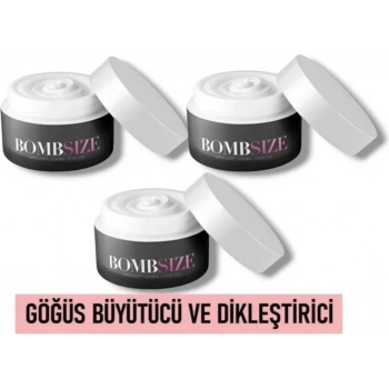 Bombsize Kadınlara Özel Göğüs Bakım Kremi 50 ml x 3 Adet
