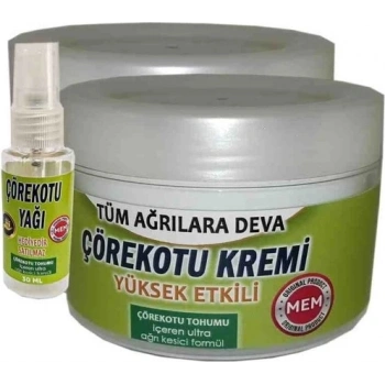 Buğz Mem Çörek Otu Kremi 2 Adet - Çörek Otu Yağı Hediye