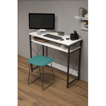 Çalışma Masası Beyaz 90 cm