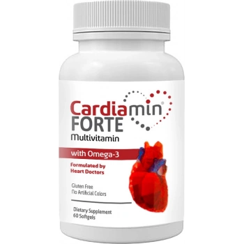 Cardiamin Forte1 Kutu Multivitaminli OMEGA3LÜ 60 Soft Jel Kapsüllü Formül